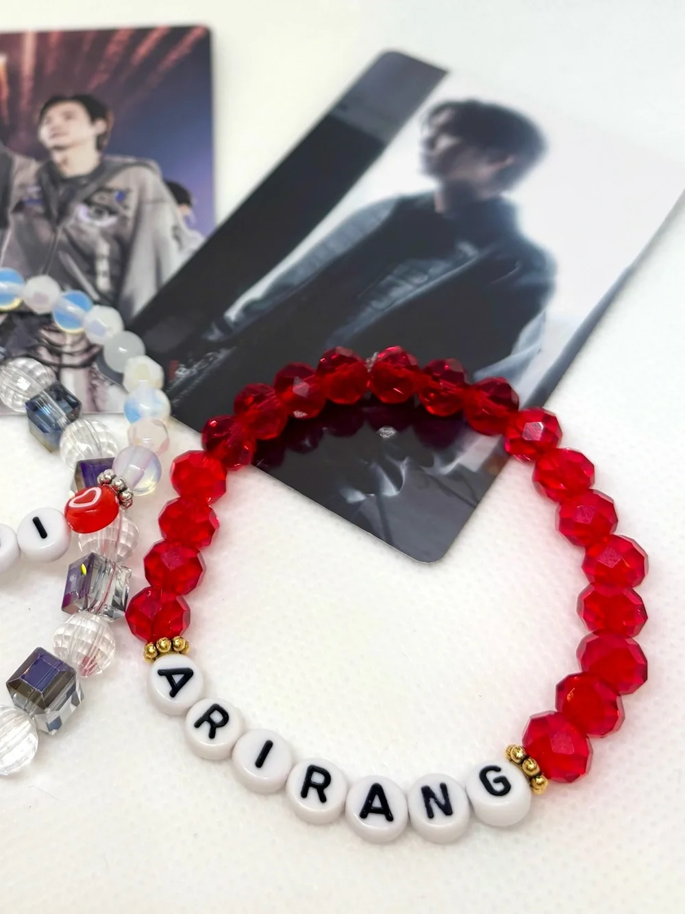 (5pcs) BTS SUGA YOONGI BIAS BUNDLE Photocard Bracelet ARIRANG 2026